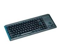 CHERRY G84-4400, Clavier Compact avec Trackball, Disposition US (QWERTY), Filaire (Connexion PS/2), 2 Touches Souris, Switchs Mécaniques CHERRY ML, Noir