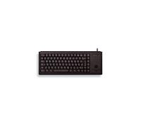 CHERRY G84-4400 Clavier USB QWERTZ Allemand Noir, Trackball & Boutons, 84 touches, Câble 1.75m, 370x139x19.6mm, Durée de vie 20M frappes