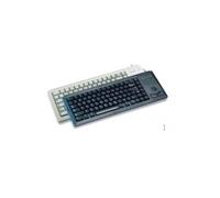 CHERRY G84-4400, Clavier Compact avec Trackball, Disposition US (QWERTY), Filaire (Connexion USB), 2 Touches Souris, Switchs Mécaniques CHERRY ML, Noir