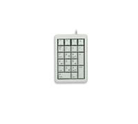 CHERRY G84-4700LUCDE-0 : Clavier Numérique USB Gris, Durée de Vie 20M, Câble 1.75m, 90x132x36mm, 185g, Certification c-tick/UL/VCCI/CE/FCC/VDE/BSMI