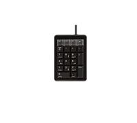 CHERRY G84-4700LUCFR-2 : Clavier Numérique USB Universel Noir, 21 Touches, Technologie ML, Durée de Vie 20M Frappes, Câble 1.75m, 90x36x132mm