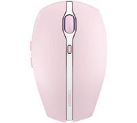 CHERRY GENTIX BT Souris Bluetooth optique rose fleurs de cerisier 7 Boutons 1000 dpi, 2000 dpi molette intégrée, rechargeable