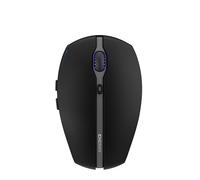 CHERRY GENTIX BT, Souris sans fil Bluetooth, Fonction multi-appareils jusqu’à 3 appareils, Résolution commutable (1000/2000 dpi), Alimentée par batterie, Noir