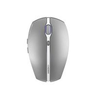 CHERRY GENTIX BT Souris Bluetooth optique gel, argent 7 Boutons 1000 dpi, 2000 dpi molette intelligente, rechargeable