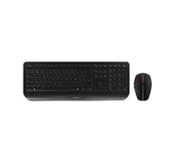 CHERRY Gentix Desktop clavier Souris incluse Bureau RF sans fil AZERTY Belge Noir