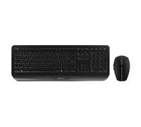 CHERRY GENTIX DESKTOP - Ensemble clavier et souris - sans fil - 2.4 GHz - Français - noir