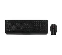 CHERRY GENTIX DESKTOP - Ensemble clavier et souris - sans fil - 2.4 GHz - Pan Nordic - noir
