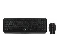 CHERRY GENTIX DESKTOP - Ensemble clavier et souris - sans fil - 2.4 GHz - Tchèque/Slovaque - commutateur : CHERRY LPK - noir Noir G