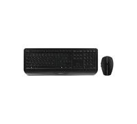 CHERRY GENTIX DESKTOP, Ensemble Clavier et Souris Sans Fil, Disposition Tchèque/Slovaque (QWERTZ/QWERTY), design ergonomique, alimenté par batterie, Noir