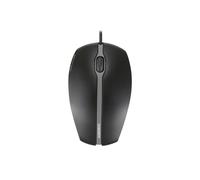 CHERRY GENTIX SILENT Souris USB Optique 1000 DPI Ambidextre Noire - 3 Boutons, Durabilité 3M Clics, Câble 1.8m - Dimensions 112x68x35mm
