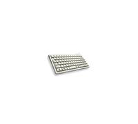 Clavier CHERRY G84-4100 Compact USB + PS/2 AZERTY Gris, 83 Touches, Technologie ML (contacts or), Câble 1.75m, 282x132x26mm, 400g