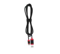 CHERRY USB CABLE 1.5, câble tressé USB-C vers USB-A, pour le chargement & le transfert de données, pour clavier, souris, smartphone, tablette ou plus, 15 m de long, Noir