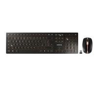 CHERRY JD-9100CS-2 sans fil, radio Kit souris + clavier tchèque noir Noir G