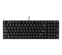 Cherry K37ID, Clavier PC Industriel Filaire Compact, IP54 résistant à la poussière et aux éclaboussures, avec pavé numérique, USB-A, Disposition US (QWERTY), Noir