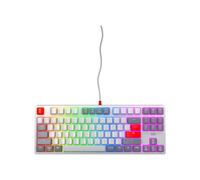 CHERRY K4V2 TKL : Clavier Gaming Mécanique USB, QWERTY US, Cherry MX2A Red, Rétroéclairage RGB, Anti-Ghosting, 67 Touches