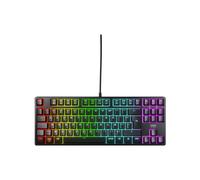 CHERRY K4V2 TKL Clavier Gaming USB AZERTY FR Noir - Switches Cherry MX2A Red, Rétroéclairage LED RGB, Anti-Ghosting, 68 touches, 1000Hz, Câble 2m