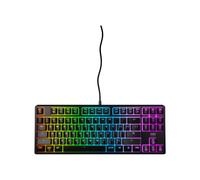 CHERRY K4V2 TKL : Clavier Gaming USB QWERTY US, Switches Cherry MX2A Red, Rétroéclairage RGB, Anti-ghosting, 67 Touches, 1000Hz, Câble 2m