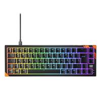 Cherry K5 PRO TMR COMPACT, Kabelgebunden, USB, Mechanischer Switch, QWERTZ, RGB-LED, Schwarz, Orange