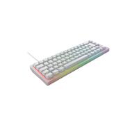 CHERRY K5V2 - Clavier - 65% - compact TKL - rétroéclairage - USB - QWERTY - R.-U. - commutateur : CHERRY MX2A Red (échangeable à chaud) - blanc