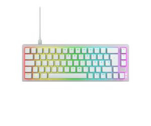 CHERRY K5V2 Compact clavier Gaming USB QWERTZ Allemand Blanc