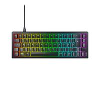 CHERRY Clavier gaming mécanique XTRFY K5V2 – 65% QWERTZ Hot-swap – CHERRY MX2A Red – Noir