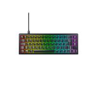 CHERRY K5V2 Compact : Clavier Mécanique 65% QWERTZ Allemand, Cherry MX2A Red, Rétroéclairage RGB, USB, Câble 2m, Anti-ghosting, 68 Touches