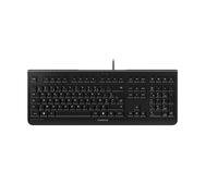 CHERRY Clavier filaire KC 1000 – AZERTY (Belge), USB, design plat, frappe silencieuse, noir