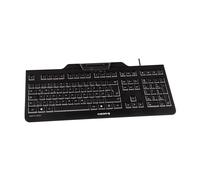 CHERRY KC 1000 SC clavier Bureau USB Nordique Noir