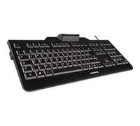 CHERRY KC 1000 SC Clavier filaire lecteur cartes à puce, noir, USB, AZERTY - FR