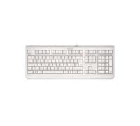 CHERRY KC 1068 - Clavier USB Suisse IP68, 109 touches, 10M frappes, câble 1.8m, Gris, 460x172x23mm, Plug & Play
