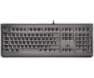 CHERRY KC 1068, Disposition belge, clavier AZERTY, désinfectable facilement, clavier filaire étanche, frappe silencieuse, Noir