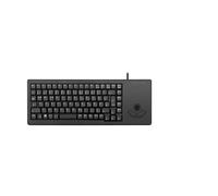 CHERRY Clavier de sécurité Secure Board 1.0 – QWERTZ, Filaire, Lecteur cartes à puce/RF‑NFC, Noir