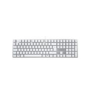 CHERRY Clavier mécanique KC200 MX – plaque métal anodisé, QWERTZ allemand, MX2A Brown, blanc/argenté