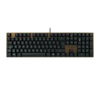 CHERRY Clavier KC 200 MX – Complet USB QWERTY espagnol – MX2A Silent Red – Noir