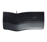 CHERRY KC 4500 ERGO - Clavier - USB - AZERTY - Belge - noir Noir G