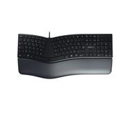 CHERRY KC 4500 ERGO Clavier ergonomique filaire, noir, USB, AZERTY - FR
