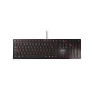 CHERRY KC 6000 Slim clavier Universel USB AZERTY Belge Noir