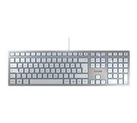CHERRY KC 6000 SLIM - Clavier - USB - Français - commutateur : CHERRY SX - argent G