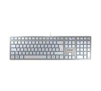 CHERRY KC 6000 SLIM - Clavier - USB - Nordique - commutateur : CHERRY SX - argent