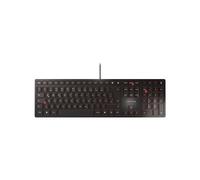 CHERRY KC 6000 Slim clavier Universel USB QWERTZ Allemand Noir