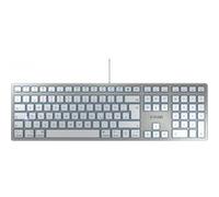 CHERRY KC 6000 SLIM FOR MAC - Clavier - USB - Allemand - commutateur : CHERRY SX - argent G