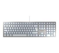 CHERRY KC 6000 SLIM POUR MAC - Clavier - USB - Français - commutateur : CHERRY SX - argent