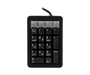 CHERRY KEYPAD G84-4700 Pavé numérique mécanique bas profil 21 touches USB noir Layout Qwerty US