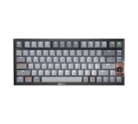 Cherry KW 300 MX, Clavier Mécanique Compact Hot-Swap Clavier US (QWERTY), Éclairage Blanc, pour Windows et Mac, Commutateurs MX2A Silent Red, Noir