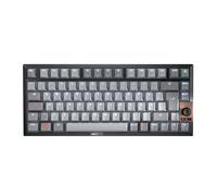 CHERRY KW 300 MX, Clavier Mécanique Compact Hot-Swap, Disposition Allemande (QWERTZ), Éclairage Blanc, pour Windows & Mac, Interrupteurs MX2A Silent Red, Noir