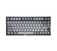 Cherry KW 300 MX Clavier mécanique noir | Compact remplaçable à chaud | Boîtier insonorisé | Multi-connexion | Commutateurs MX2A marron