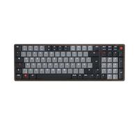 CHERRY KW 550 MX LP, Clavier Mécanique Low-Profile Au Format 96%, Disposition Allemande (QWERTZ), Fonction Multi-Appareils, Interrupteurs MX LP 2.0 Ivory, Noir