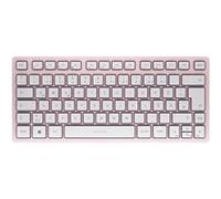 CHERRY Clavier KW 7100 MINI BT – compact multi-appareils, Bluetooth 3 canaux, QWERTZ, Cherry Blossom