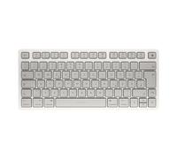 CHERRY KW 7100 MINI BT FOR MAC, Clavier Compact pour Mac avec 3 canaux Bluetooth, Disposition DE (QWERTZ), Clavier Sans Fil Multi-Appareils, Blanc Moonlight