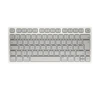 CHERRY KW 7100 Mini - Clavier - pour MAC - 75% - compact - sans fil - Bluetooth 5.1 - AZERTY - Français - commutateur : CHERRY SX - blanc clair de lune - emballage sans plastique